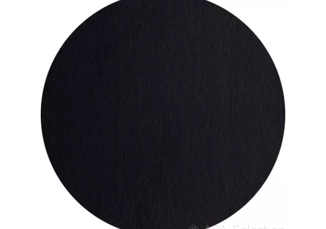 Zwarte ronde placemat d=38cm