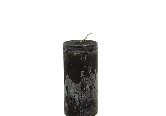 Kaars zwart (diameter 7cm x hoogte 15cm)