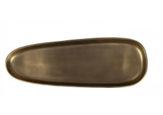 OVAL TRAY GOLD S 147759