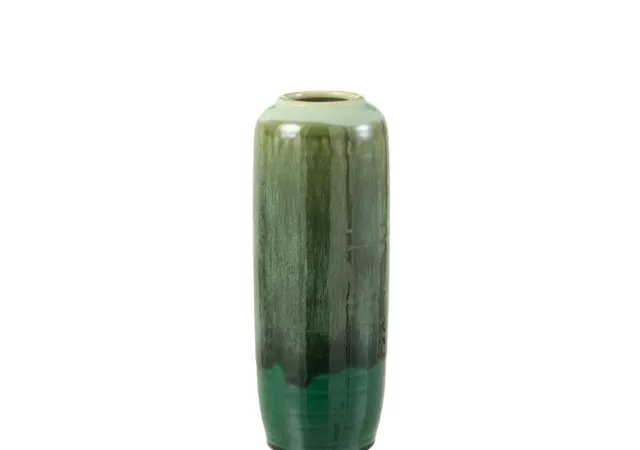 Vaas elise groen (12,5x12,5x33,5cm) J-line 15314