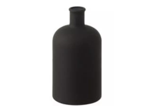Vaas zwart (7,3x7,3x14cm) J-Line 15973