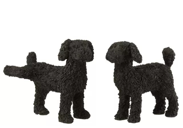 Hond Max zwart (22,5x13x22cm) J-Line 16025