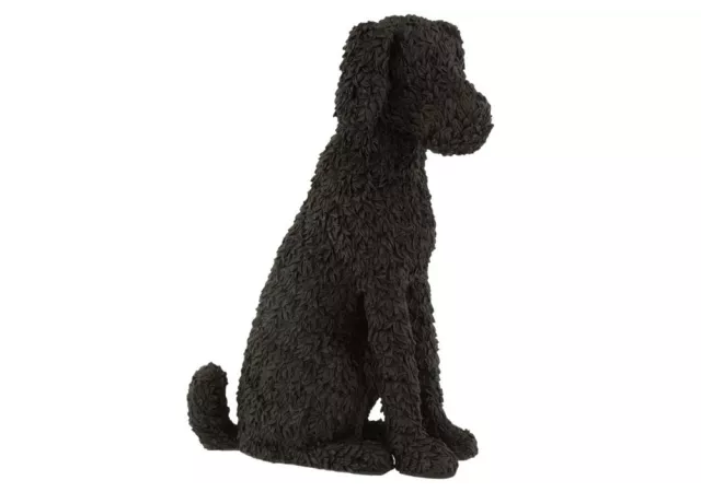 Hond Max zwart (35,5x19x49cm) J-LIne 16026