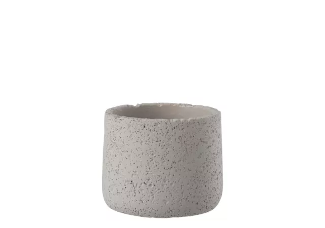 BLOEMPOT POTINE CEMENT TAUPE S 2281