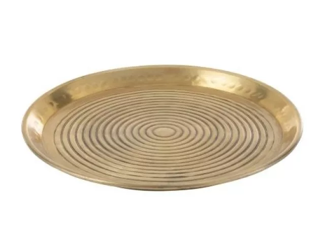 PLATEAU ROND RING ALU GOUD S 28705