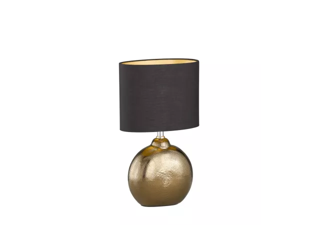 Tafellamp brons/zwart (excl. 1x E14 max 40W)