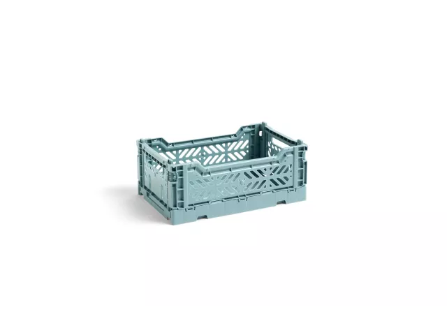 Colour crate teal small (hay)