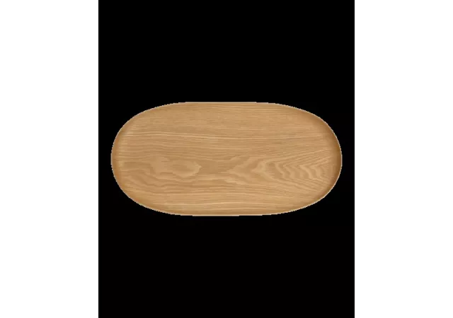 WILLOW WOOD WOODEN TRAY OVAL 31X15