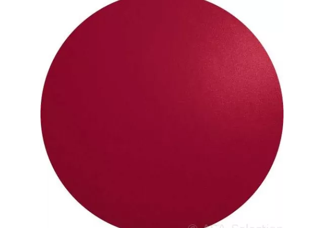 Rode ronde placemat d=38cm