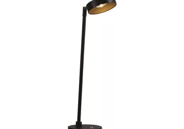 tafellamp zwart/goud Incl. LED 12,5W
