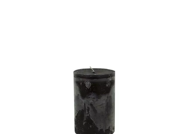 Kaars zwart (diameter 7cm x hoogte 10cm)