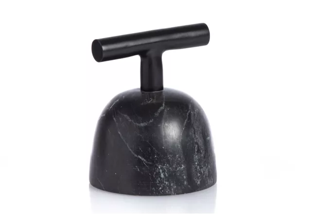 CARRY AWAY PAPERWEIGHT BLACK MARBLE/BLACK