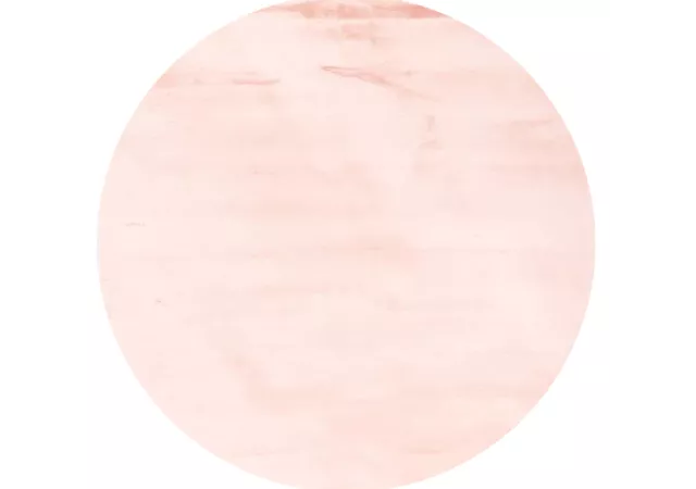 Tapijt Plush licht roze (rond d.80)