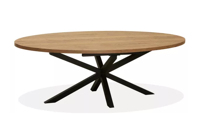 Vaiana tafel ovaal, uitschuifbaar lamulux Barley (220/280x120 cm)